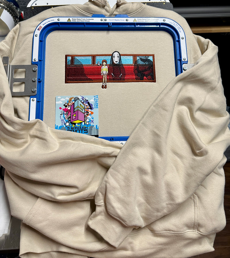 Anime Spirit embroidered Hoodie