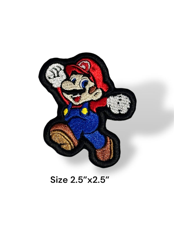 Mario Character 1 Iron On Patch