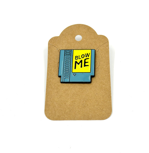 Vintage cartridge “Blow Me” Enamel Pin