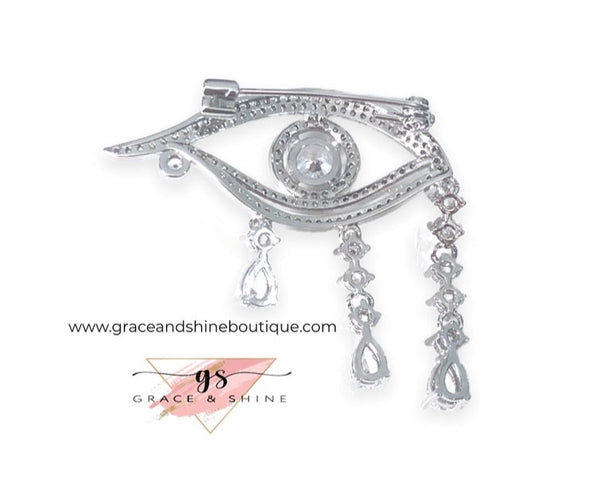 Evil Eye Glamour Genderless Brooch Pin