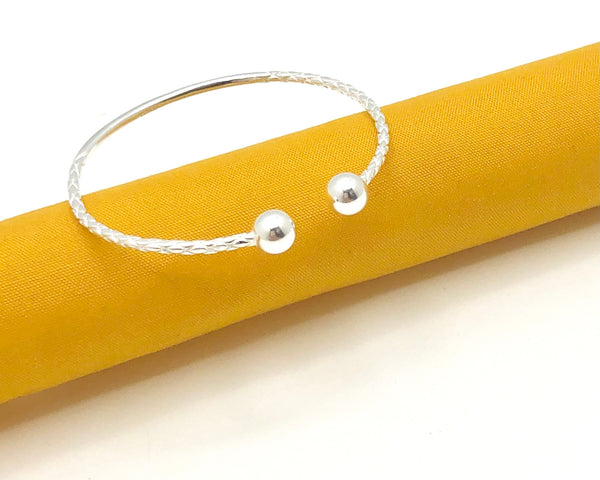 Kiddos Classic Cuff- Real Silver 925