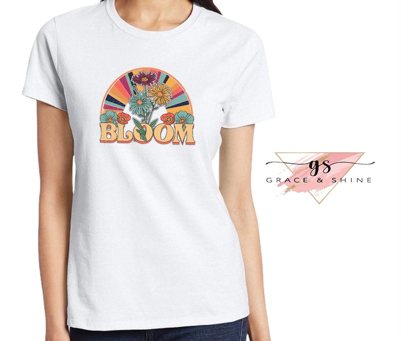 Vintage Bloom Of Color Tshirt