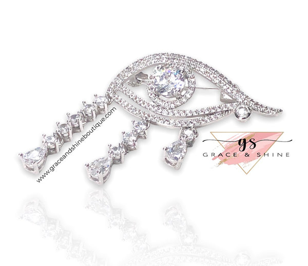 Evil Eye Glamour Genderless Brooch Pin