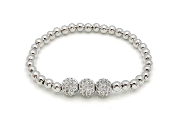 Crystal Fireball Stretch Bracelet