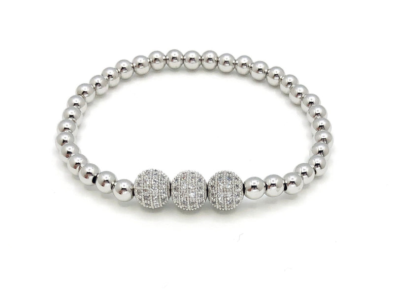 Crystal Fireball Stretch Bracelet