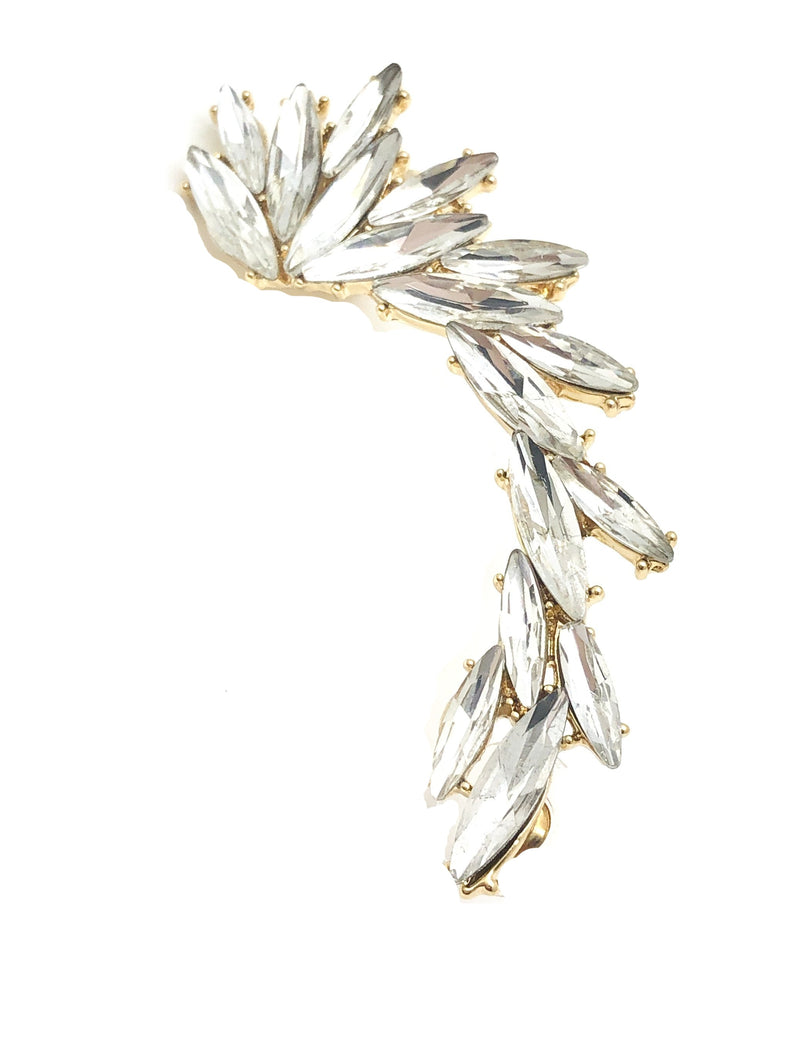 Luxurious Angel Wing Maximalist Cuff Earring