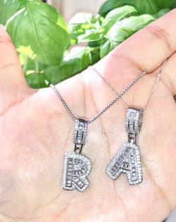Luxurious Alphabet Unisex Pendant
