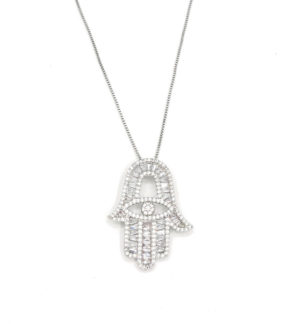 Hamsa Protection Necklace (mano protectora)
