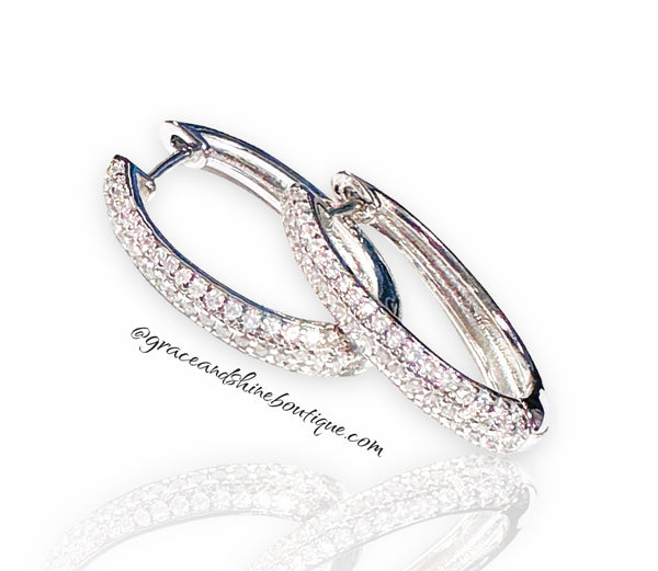 Oval Medium Hoops